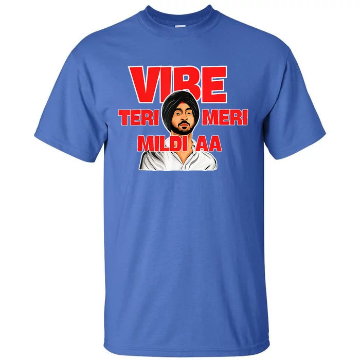 Retro Vibe Teri Meri Mildi Aa Desi Tall T-Shirt