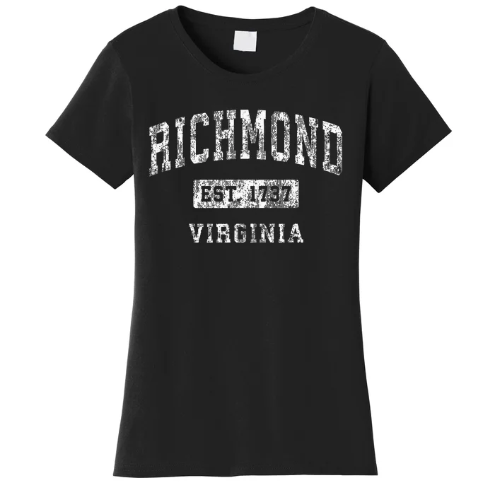 Richmond Virginia Va Vintage Established Sports Women's T-Shirt