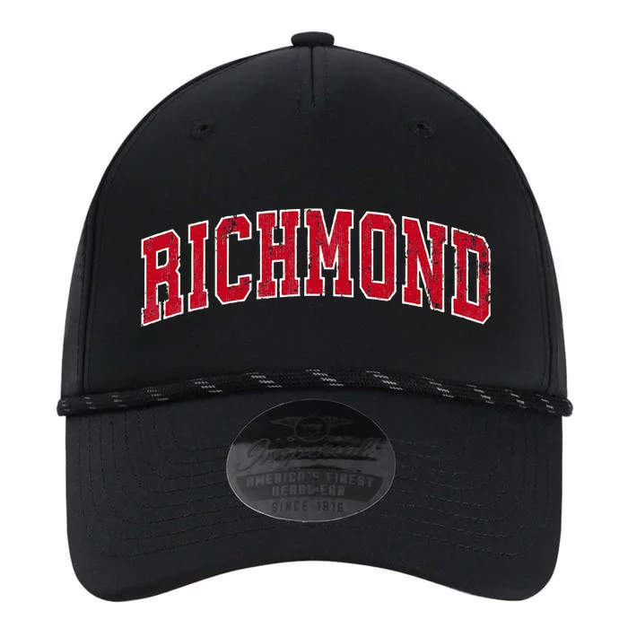 Richmond Virginia VA Vintage Sports Design Red Design Performance The Dyno Cap