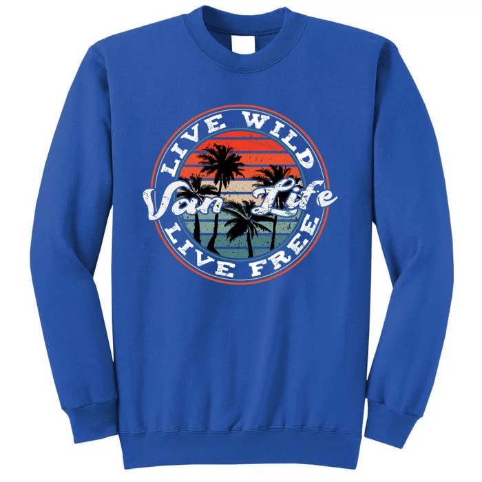 Retro Vintage Van Life Gift Sweatshirt