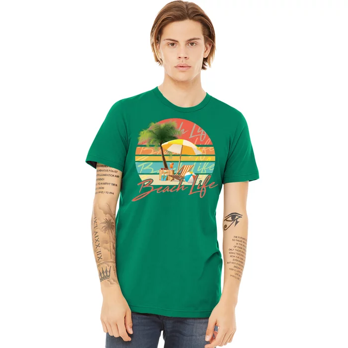 Retro Vintage Vacation Beach Life Premium T-Shirt