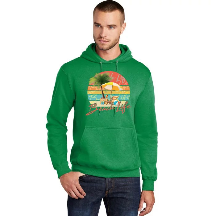 Retro Vintage Vacation Beach Life Tall Hoodie