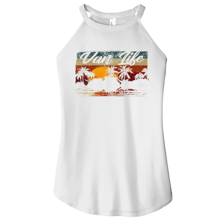 Retro Vintage Van Life Is The Real Adventure Women’s Perfect Tri Rocker Tank