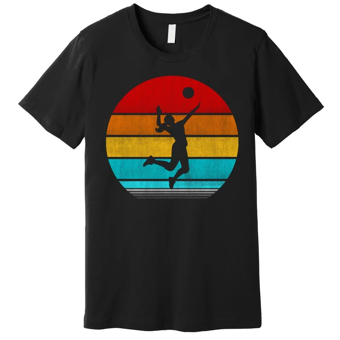 Retro Vintage Volleyball Premium T-Shirt