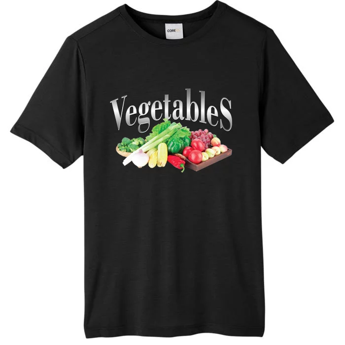 Retro Vintage Vegetables ChromaSoft Performance T-Shirt