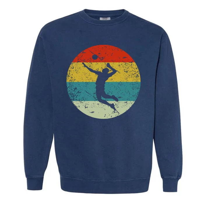 Retro Vintage Volleyball Garment-Dyed Sweatshirt