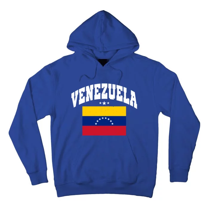 Retro Venezuela Vintage Flag Throwback Gift Tall Hoodie