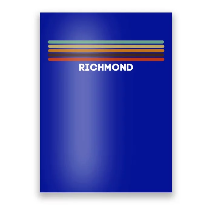 Richmond Virginia Va Us Cities Of America Retro Gift Poster