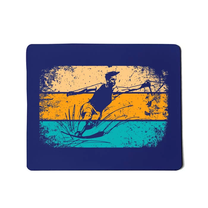 Retro Vintage Water Ski Mousepad