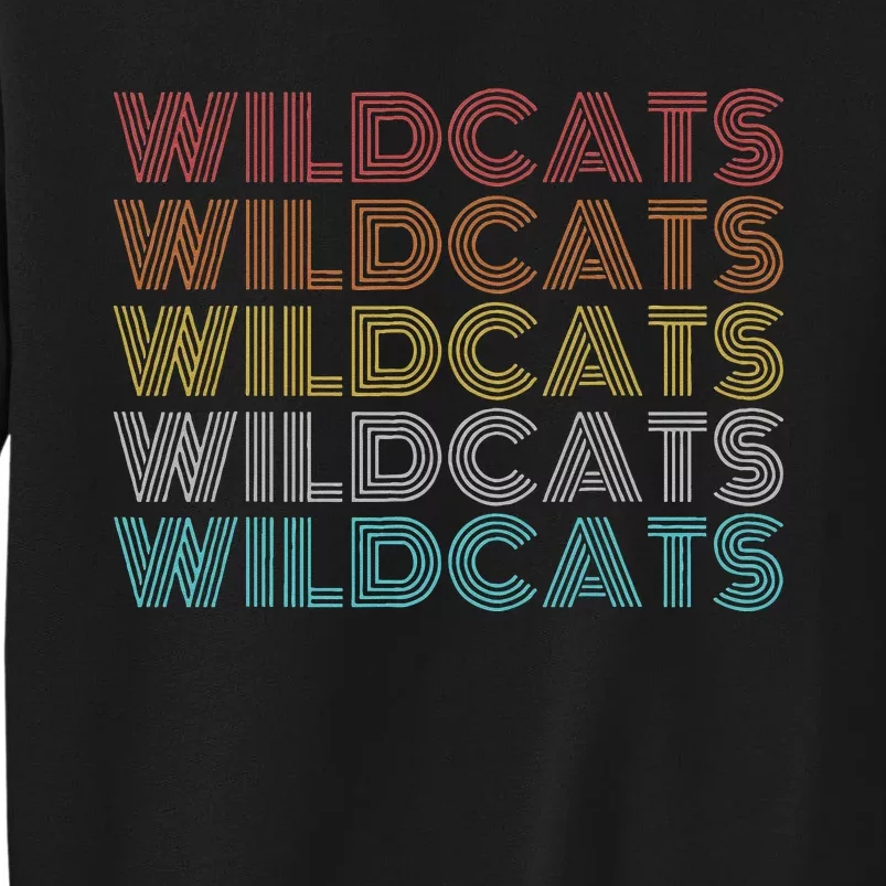 Retro Vintage Wildcats Tall Sweatshirt