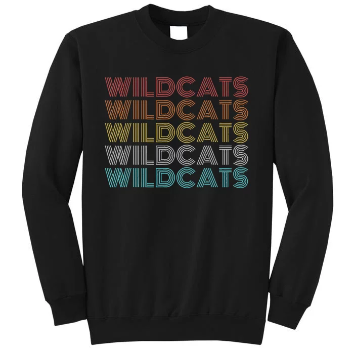 Retro Vintage Wildcats Tall Sweatshirt