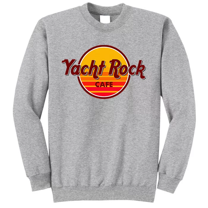 Retro Vintage Yacht Rock Music Cafe Party Boat Tall Sweatshirt