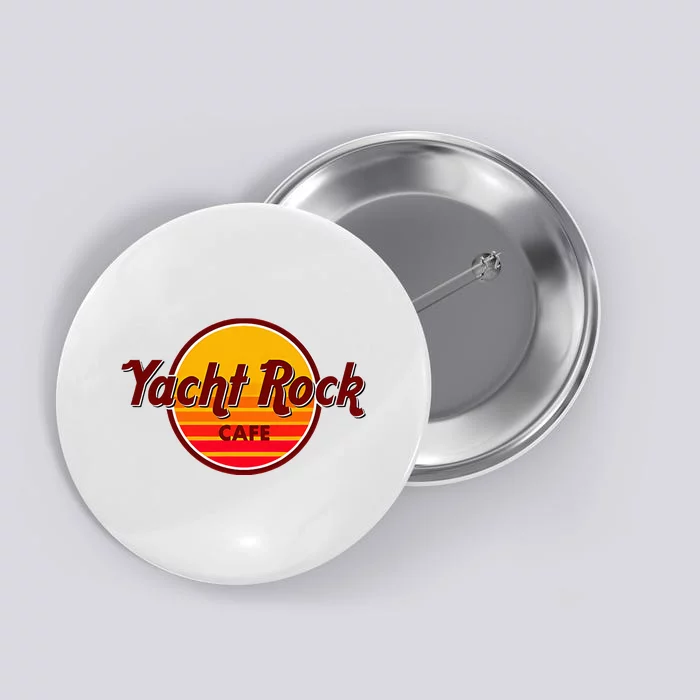 Retro Vintage Yacht Rock Music Cafe Party Boat Button