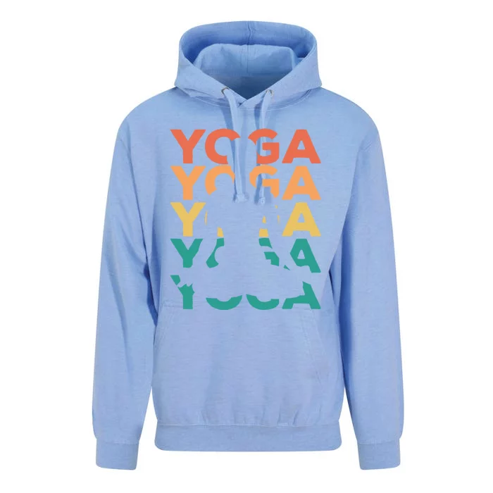 Retro Vintage Yoga Gift For Yogis Gift Unisex Surf Hoodie