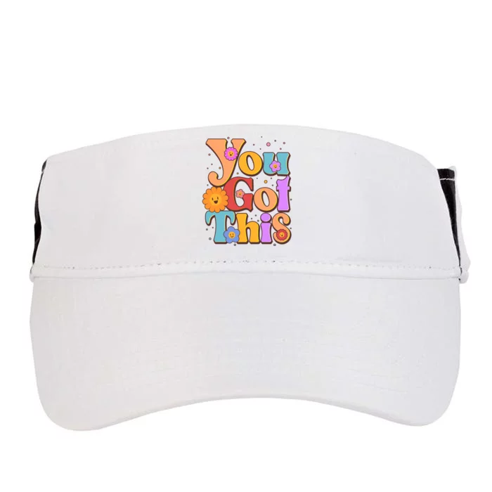 Retro Vintage You Got This Adult Drive Performance Visor