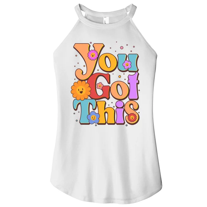 Retro Vintage You Got This Women’s Perfect Tri Rocker Tank