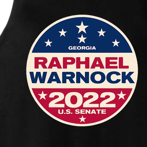 Raphael Warnock 2024 Georgia Senate Election Ladies Tri-Blend Wicking Tank