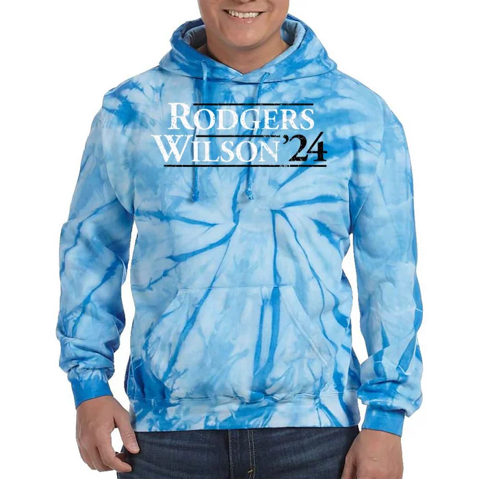 Rodgers Wilson 2024 Design Funny Rodgers Wilson 24 Tie Dye Hoodie