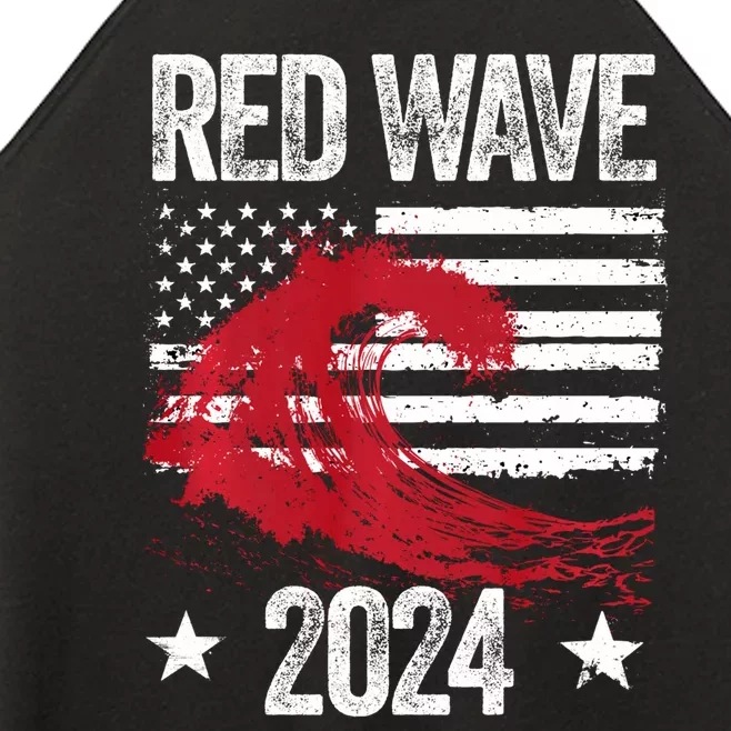 Red Wave 2024 Trump Victory 2024 Red Wave Women’s Perfect Tri Rocker Tank