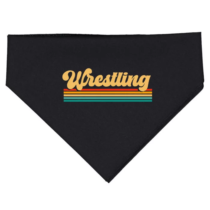 Retro Wrestling Apparel Wrestling USA-Made Doggie Bandana