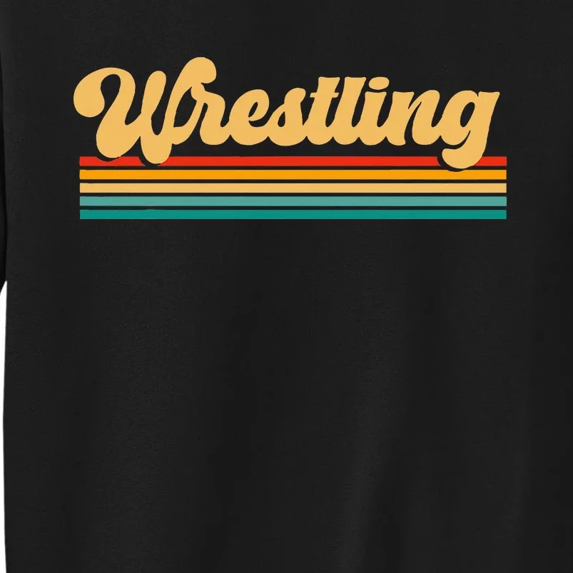 Retro Wrestling Apparel Wrestling Tall Sweatshirt