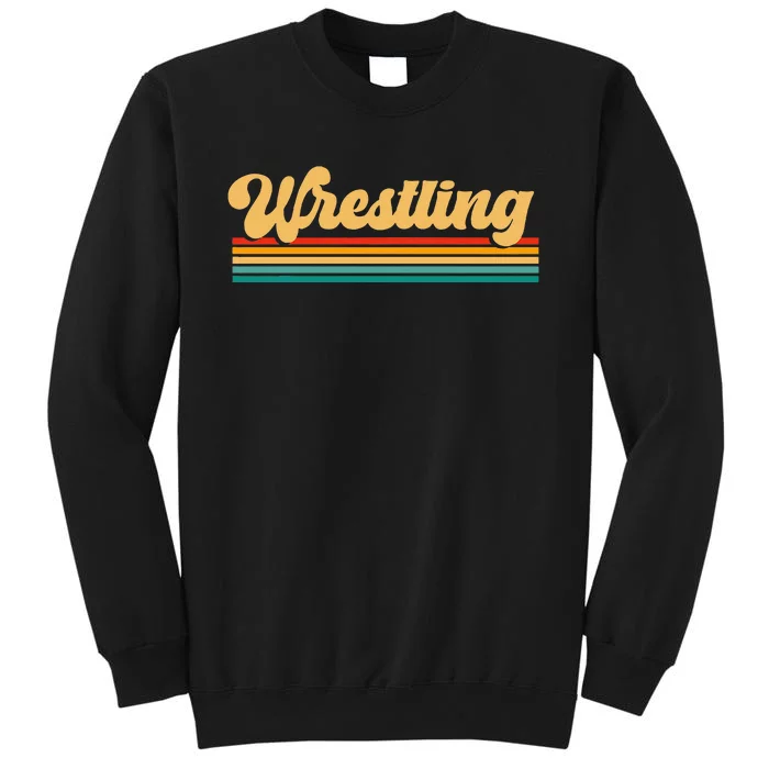 Retro Wrestling Apparel Wrestling Tall Sweatshirt