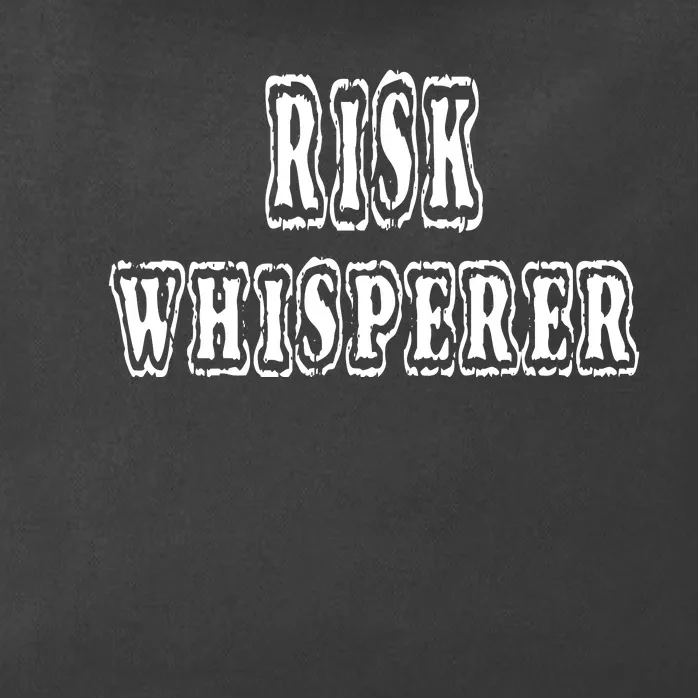 Risk Whisperer Actuary Actuarial Management Manager Gift Zip Tote Bag