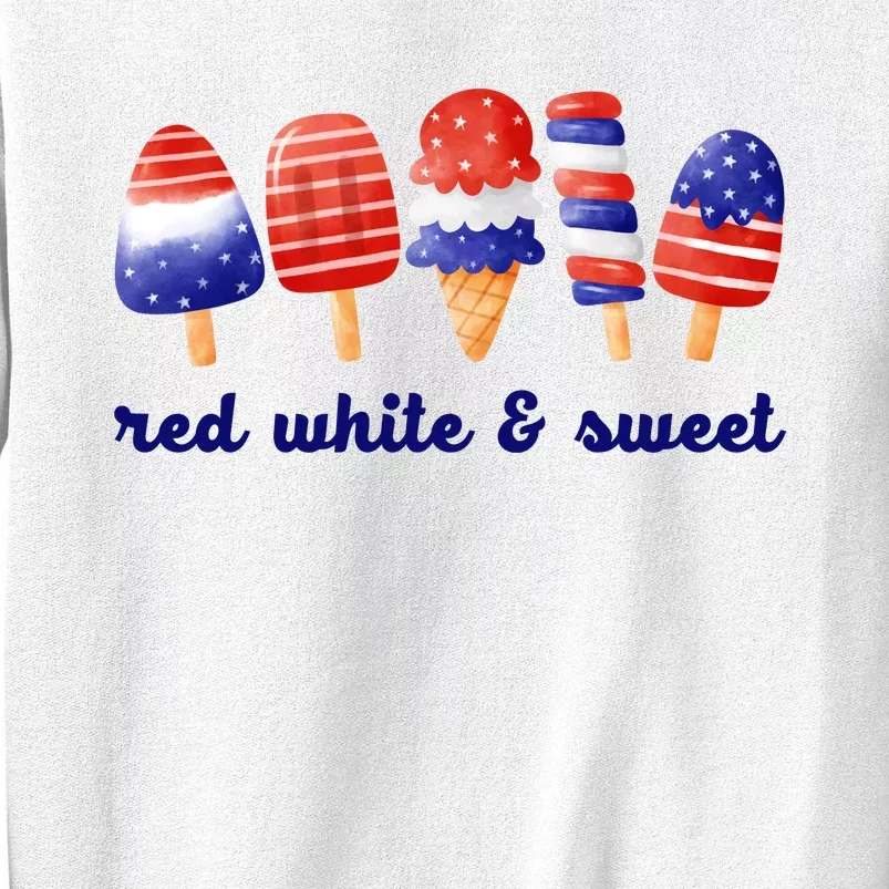 Red White And Sweet 4th Of July Sweatshirt