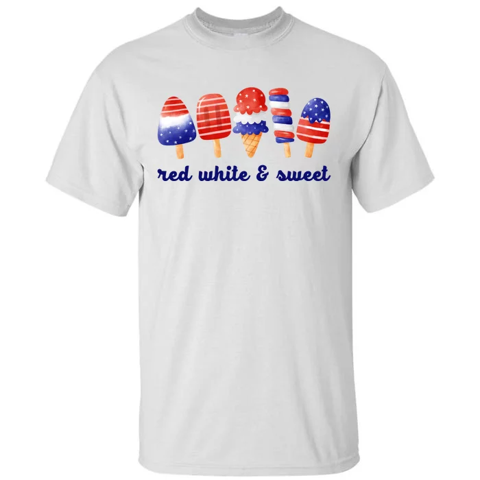 Red White And Sweet 4th Of July Tall T-Shirt