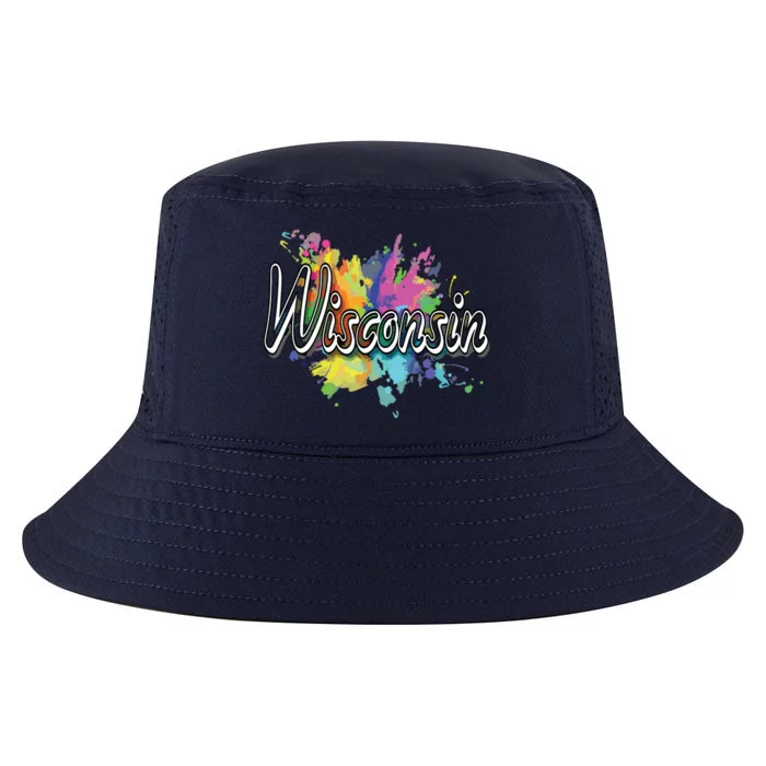 Retro Wisconsin Apparel For Women Wisconsin Cool Comfort Performance Bucket Hat