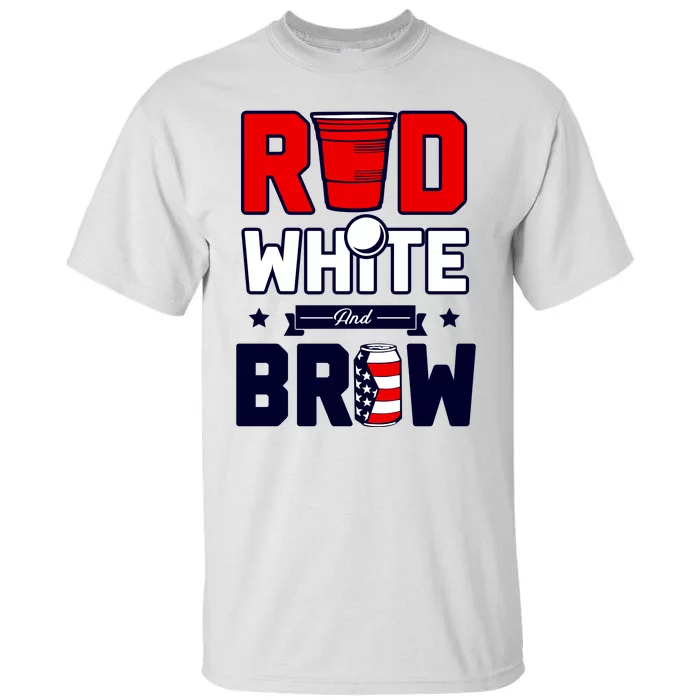 Red White And Brew Tall T-Shirt