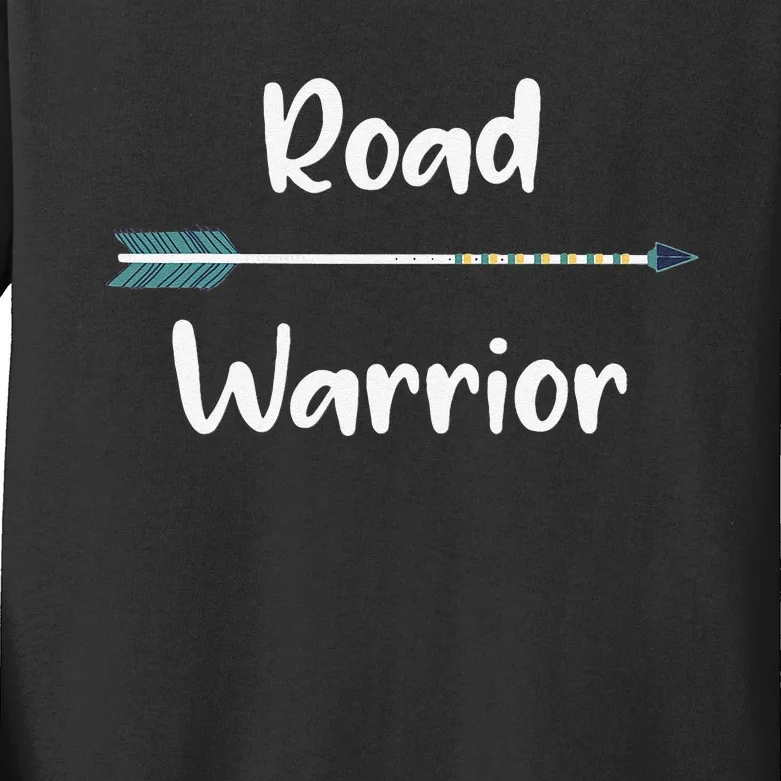 Road Warrior Arrow Traveler Kids Long Sleeve Shirt