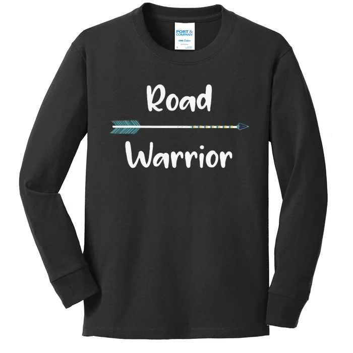 Road Warrior Arrow Traveler Kids Long Sleeve Shirt