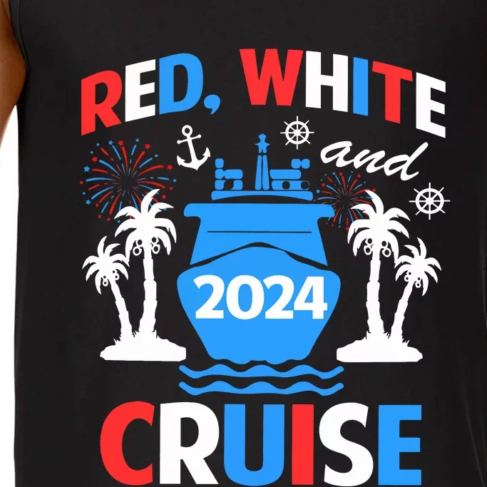 Red White And Cruise 4th Of July Family Matching Cruise Comfort Colors® Tank Top