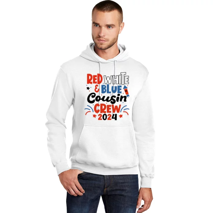 Red White And Blue Cousin Crew 2024 Hoodie