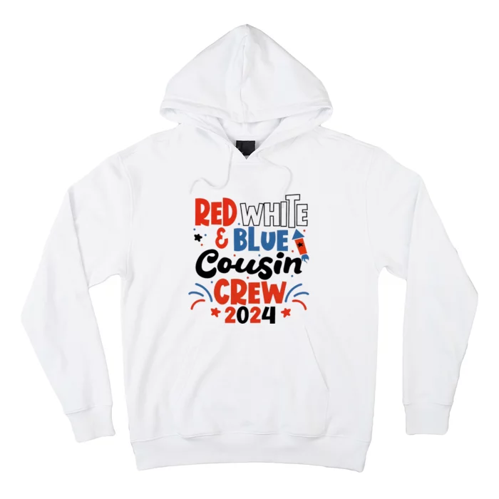 Red White And Blue Cousin Crew 2024 Hoodie