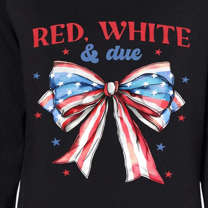 Red White And Due 4th Of July Pregnancy Womens California Wash Sweatshirt