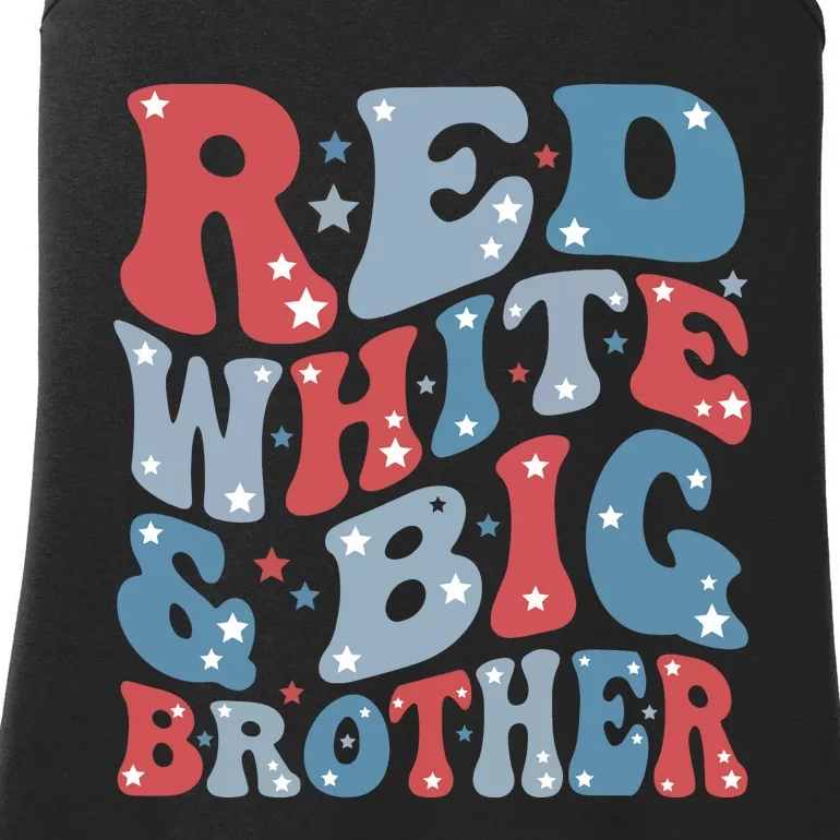 Red White And Bog Brother Ladies Essential Tank