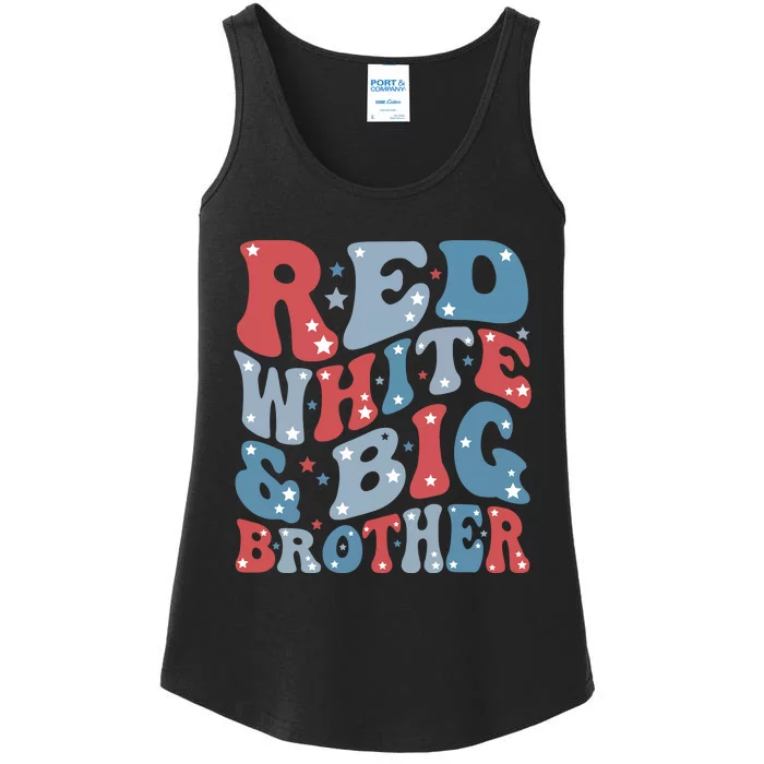 Red White And Bog Brother Ladies Essential Tank