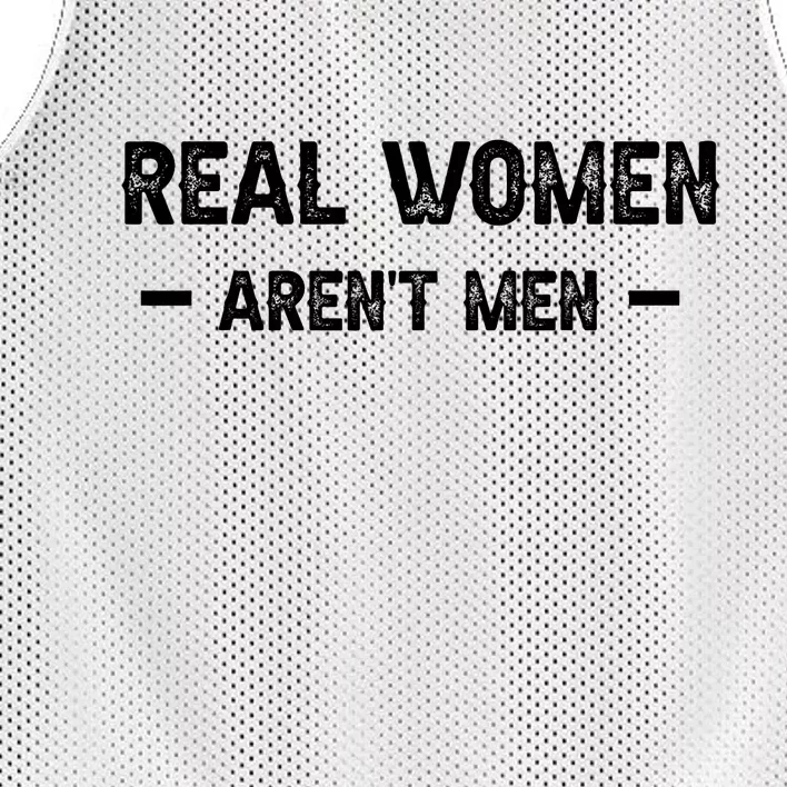 Real Women Arent Men Mesh Reversible Basketball Jersey Tank