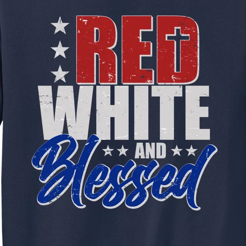 Red White And Blessed Sweatshirt