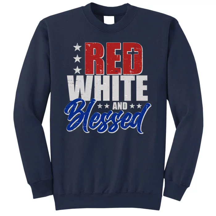 Red White And Blessed Sweatshirt