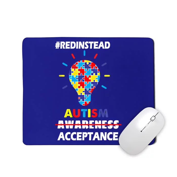 Redinstead Wear Autism Awareness April Acceptance Gift Mousepad