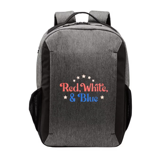 Red White And Blue 4th Of July Holiday Vector Backpack