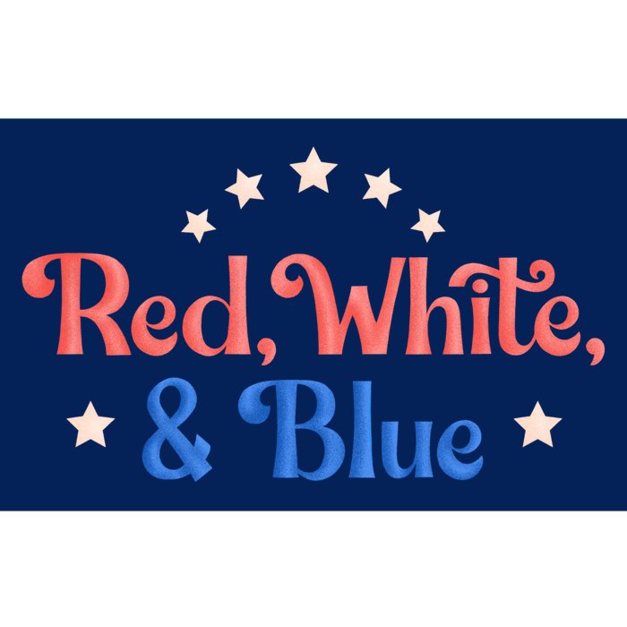 Red White And Blue 4th Of July Holiday Bumper Sticker