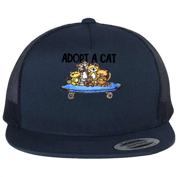 Russell Westbrooks Adopt A Cat Flat Bill Trucker Hat