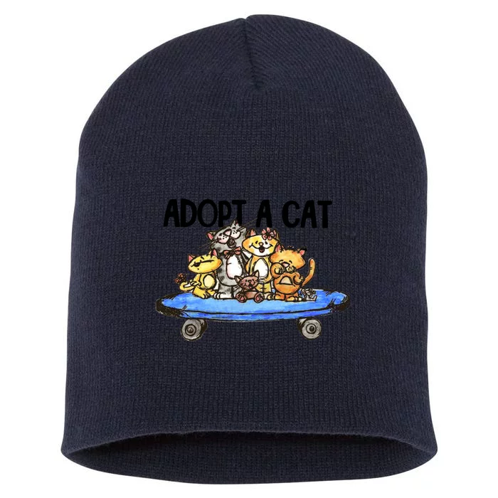 Russell Westbrooks Adopt A Cat Short Acrylic Beanie