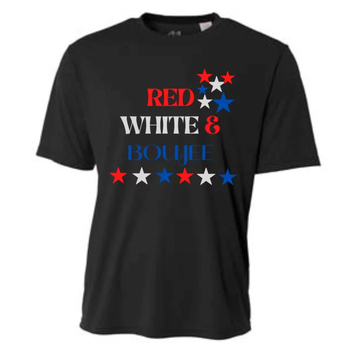 Red White And Boujee Fourth Of July Gift Cooling Performance Crew T-Shirt