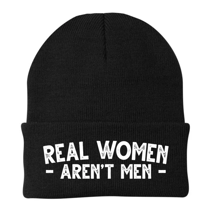 Real Women Aren't Men Knit Cap Winter Beanie