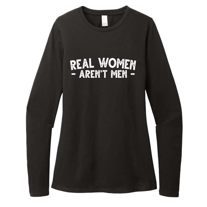 Real Women Aren't Men Womens CVC Long Sleeve Shirt